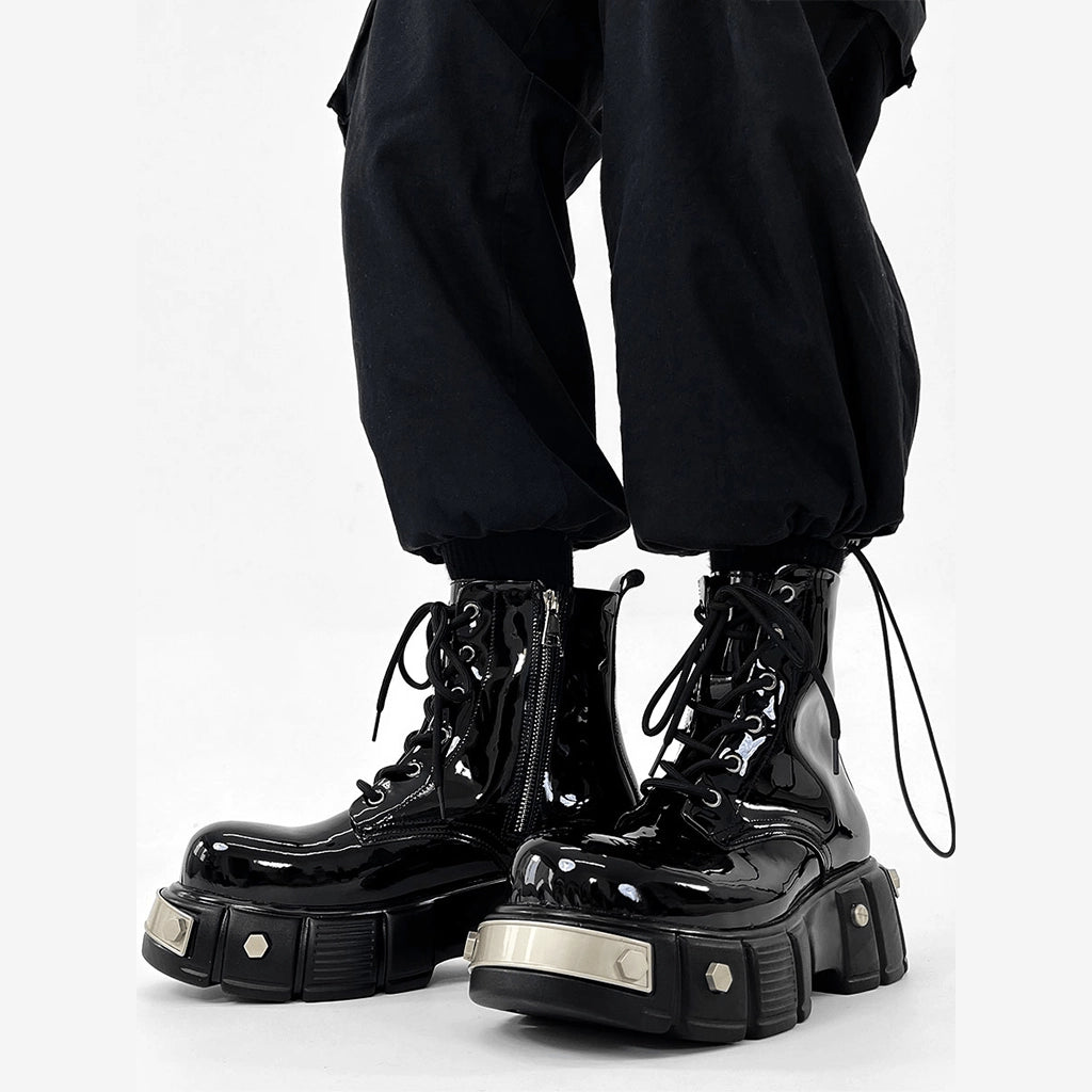 Cyberpunk Platform Boots