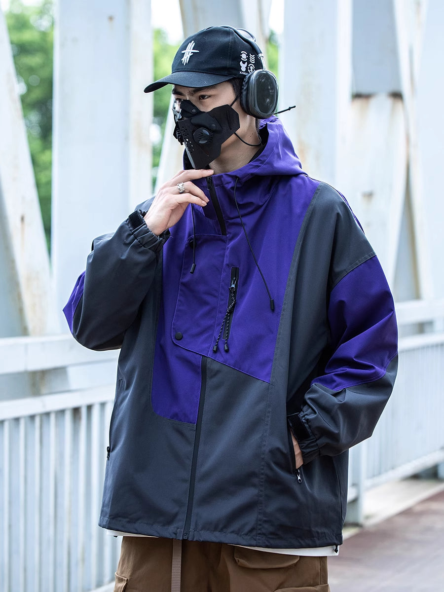 Cyberpunk Hooded Techwear Jacket