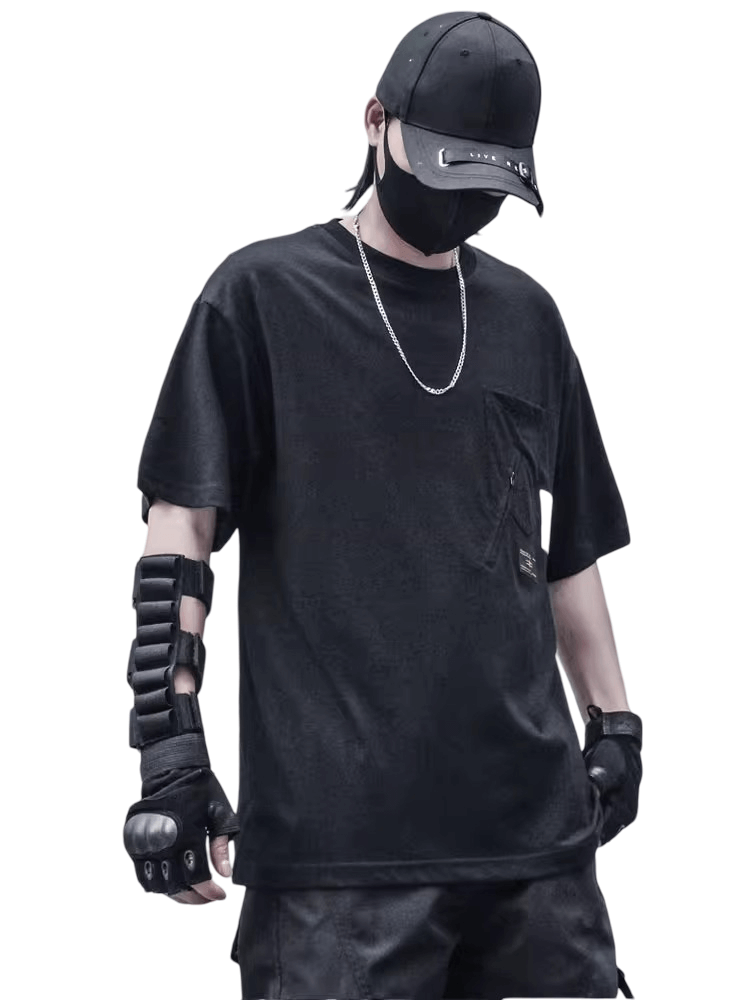 Urban Black Streetwear T-Shirt