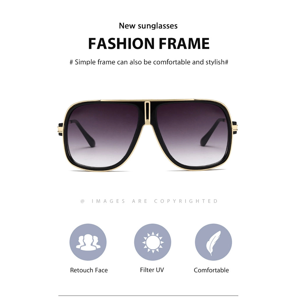 Retro Pilot Techwear Sunglasses