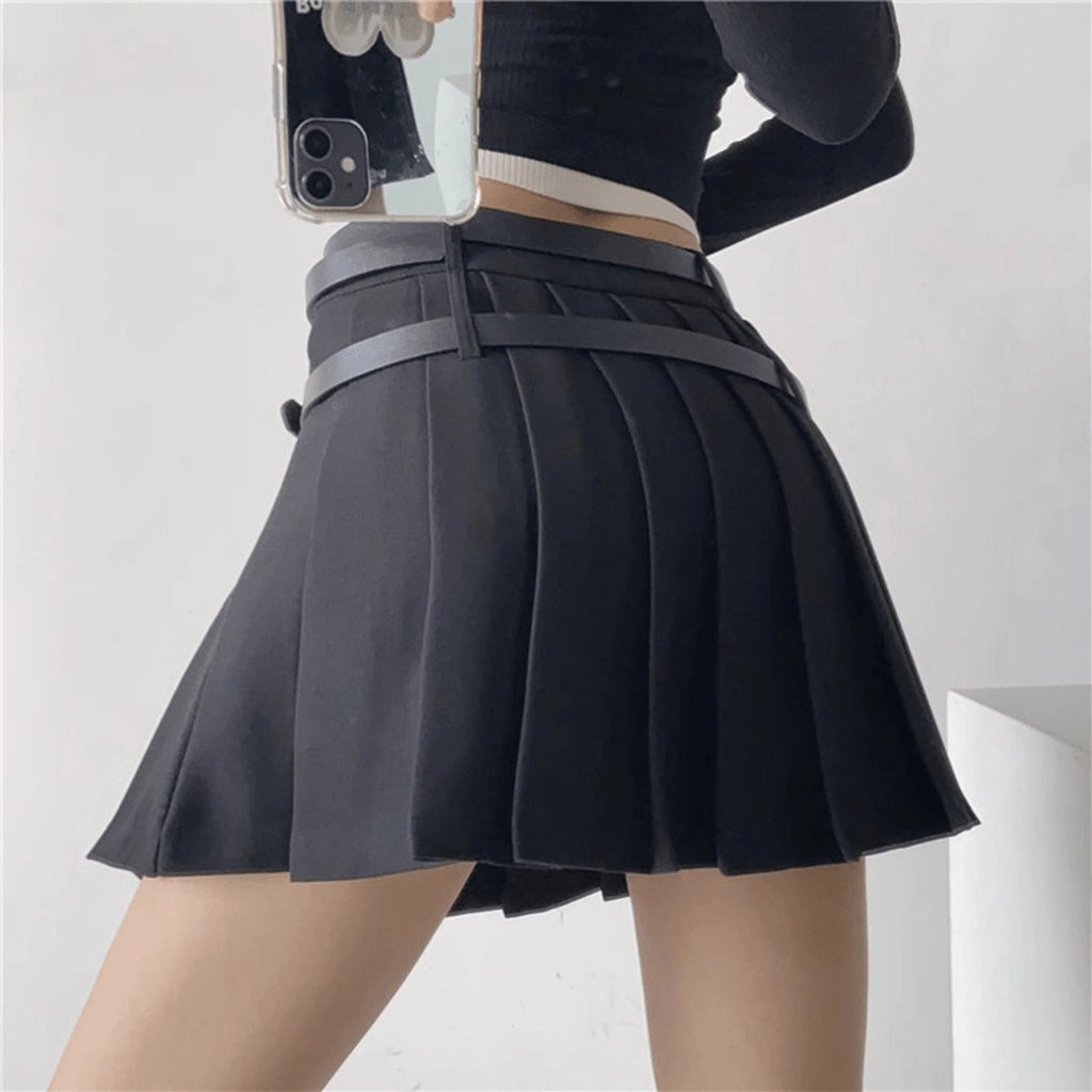 Double Buckles Skirt