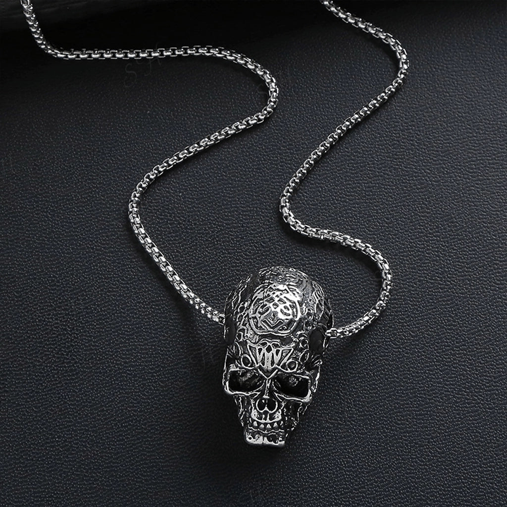 Cyberpunk Skull Necklace