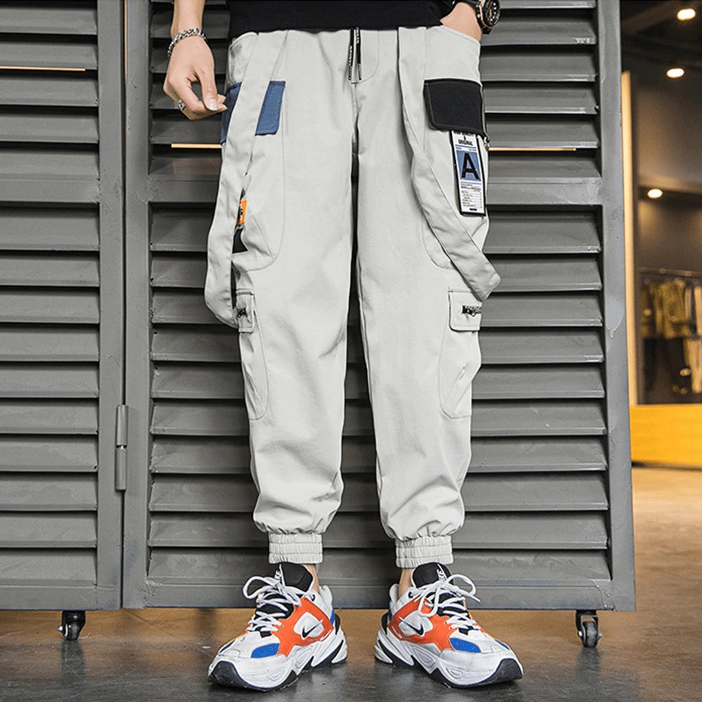Gray Techwear Pants