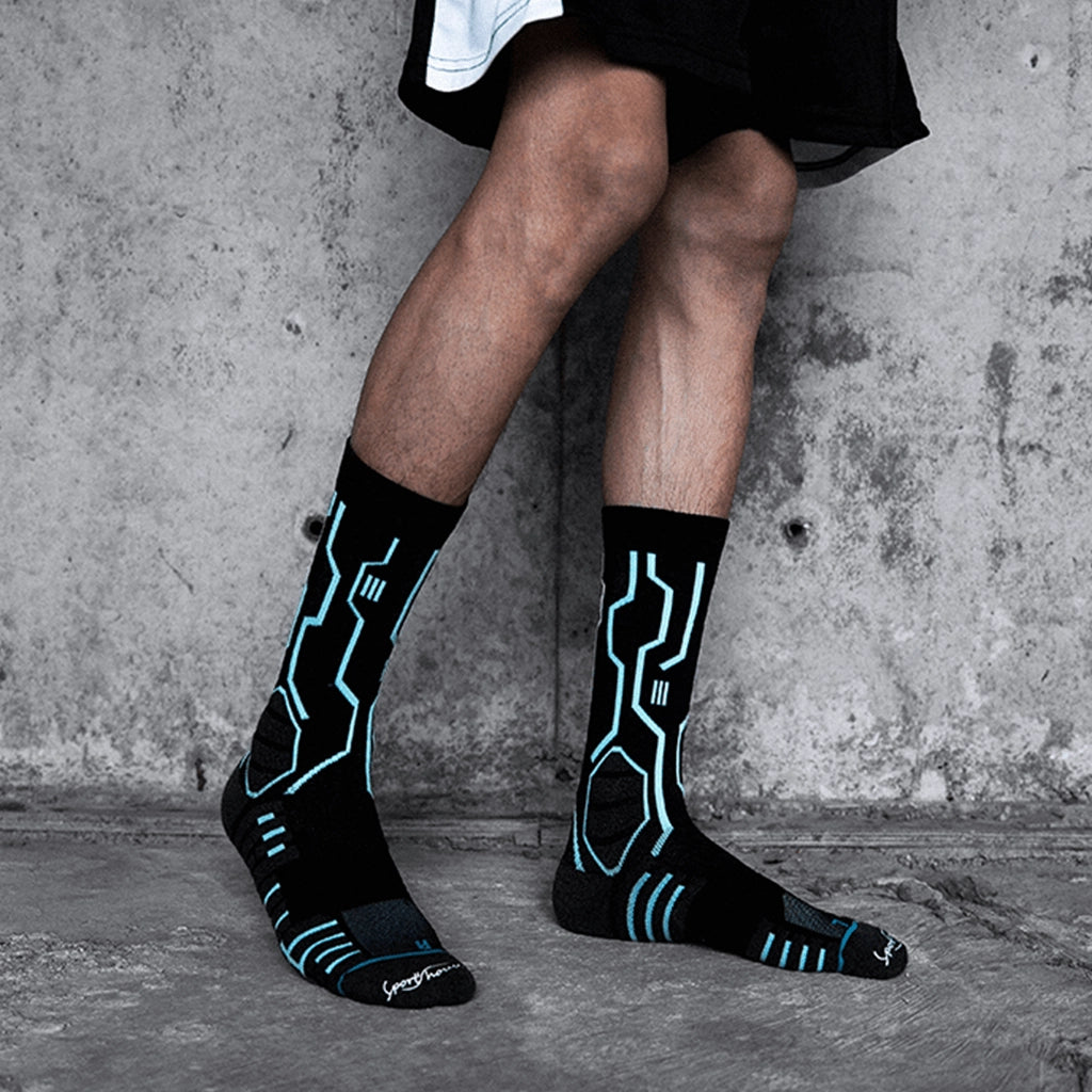 Cyberpunk Circuit Socks