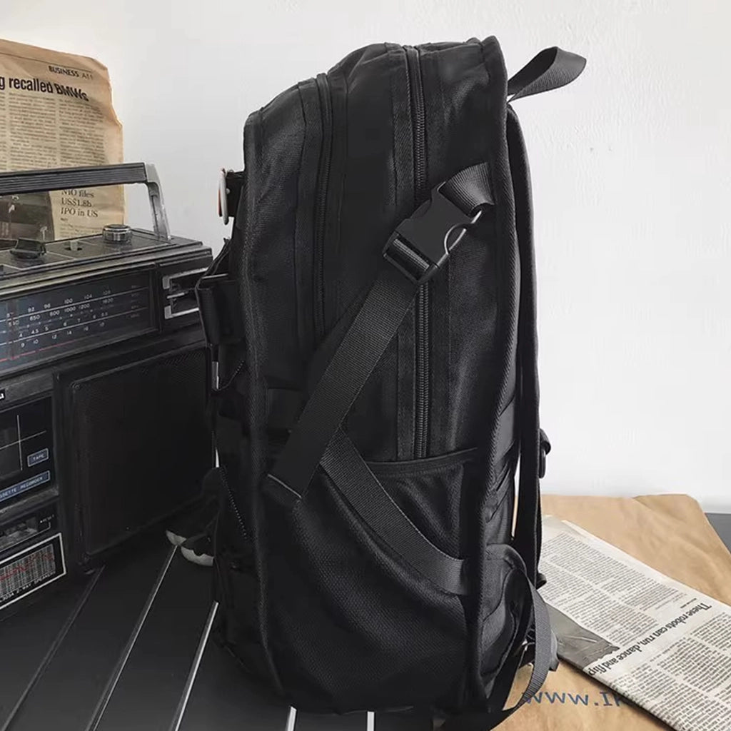 Reflective Tech Backpack for Night Travel