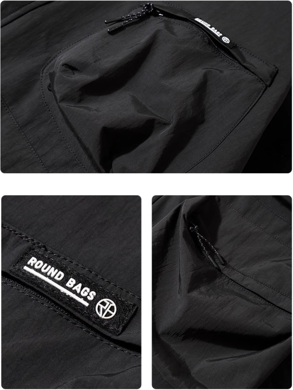 Hooded Cargo Techwear Jacket