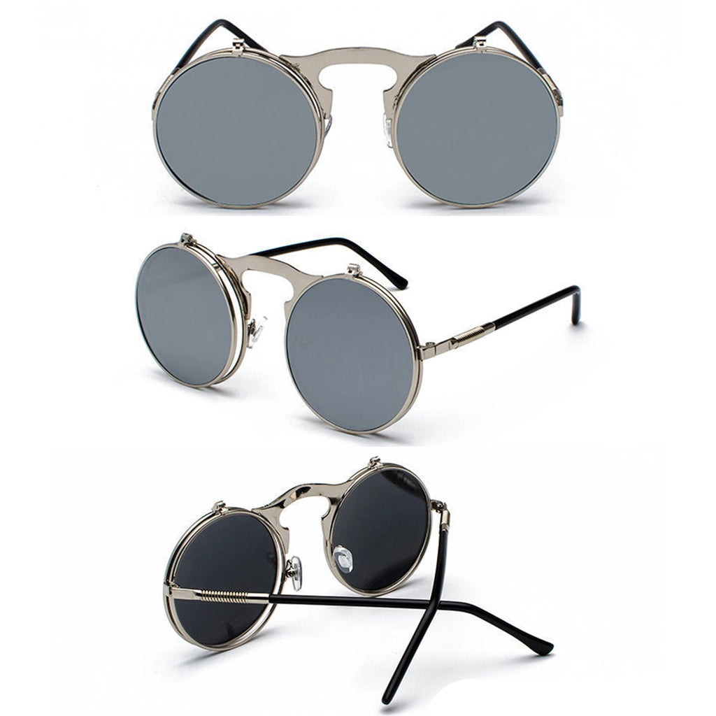 Steampunk Round Techwear Sunglasses