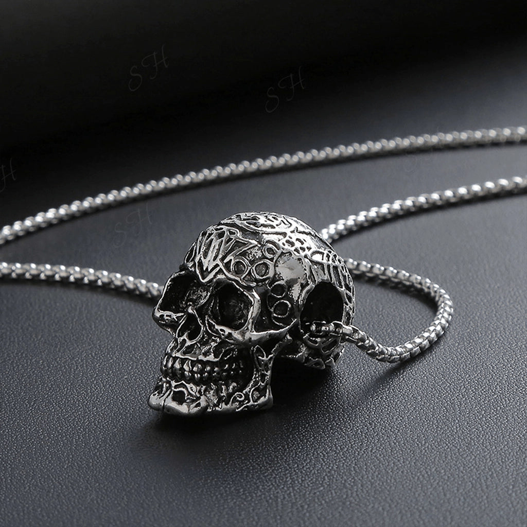 Cyberpunk Skull Necklace
