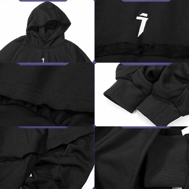 Layered Cyberpunk Hoodie