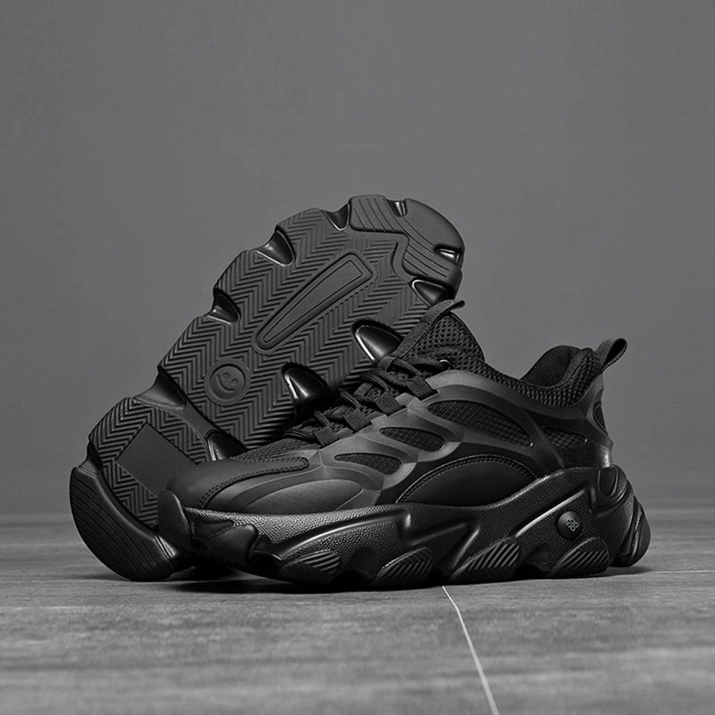 Black Breathable Sneakers