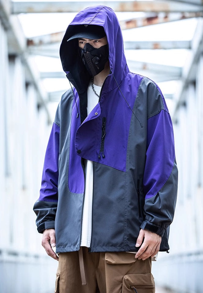 Cyberpunk Hooded Techwear Jacket