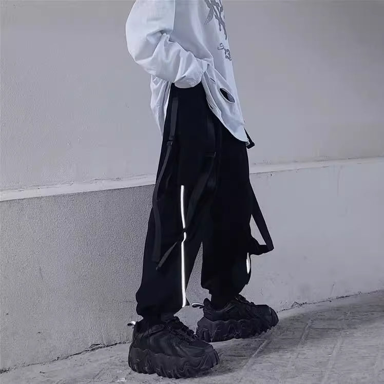 Reflective Techwear Joggers