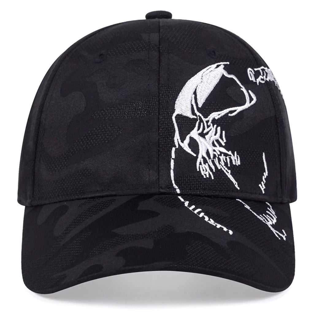 Black Skull Cap