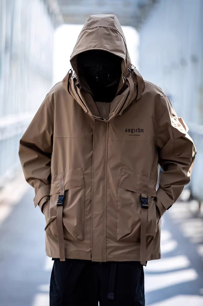 Urban Hooded Techwear Jacket