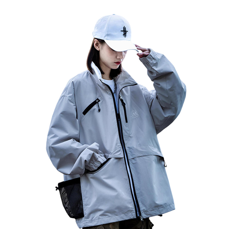 Utility Pocket Techwear Jacket