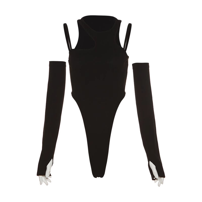 Strappy Cut Out Bodysuit