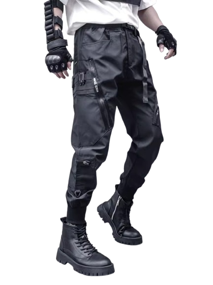 Black Waterproof Techwear Pant