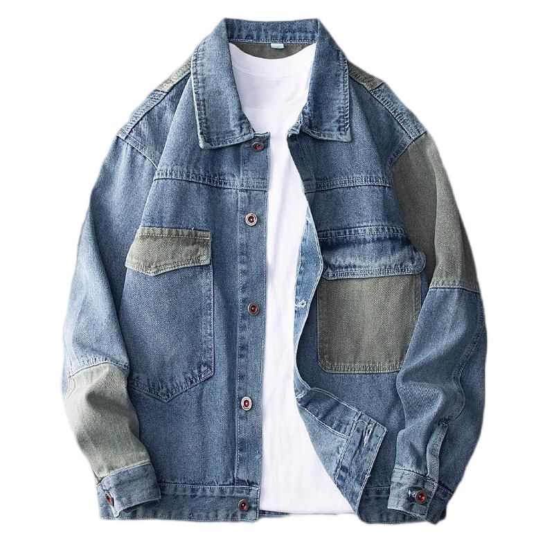 Casual Denim Techwear Jacket