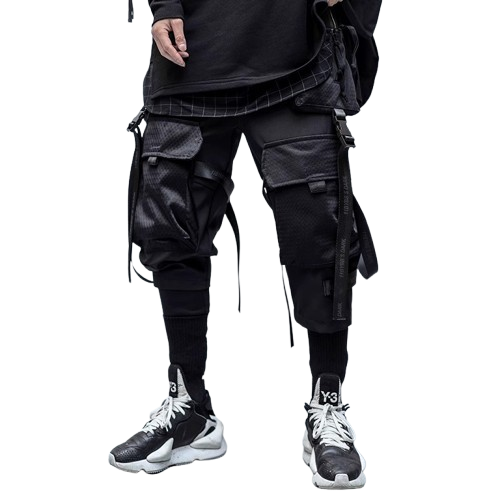 Cyberpunk Tactical Cargo Pants