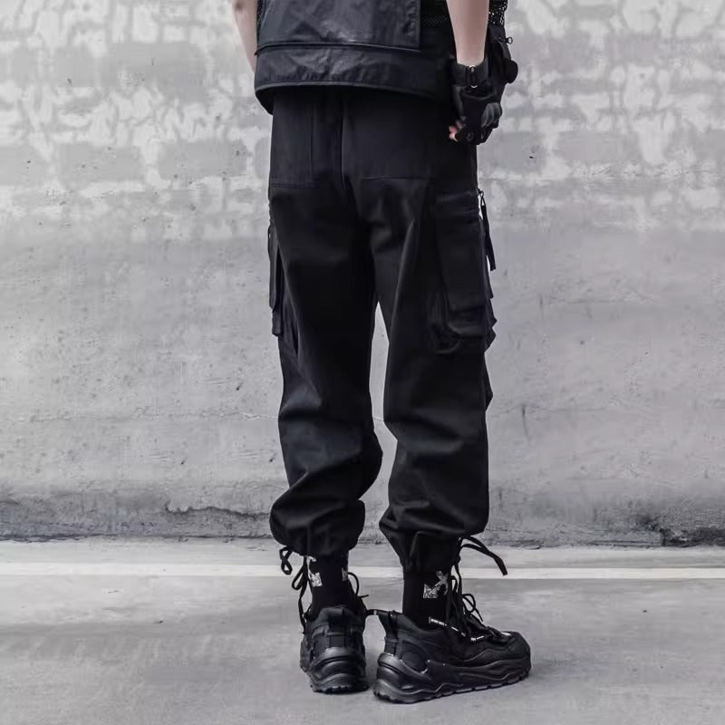 Wide Leg Cargo Trousers