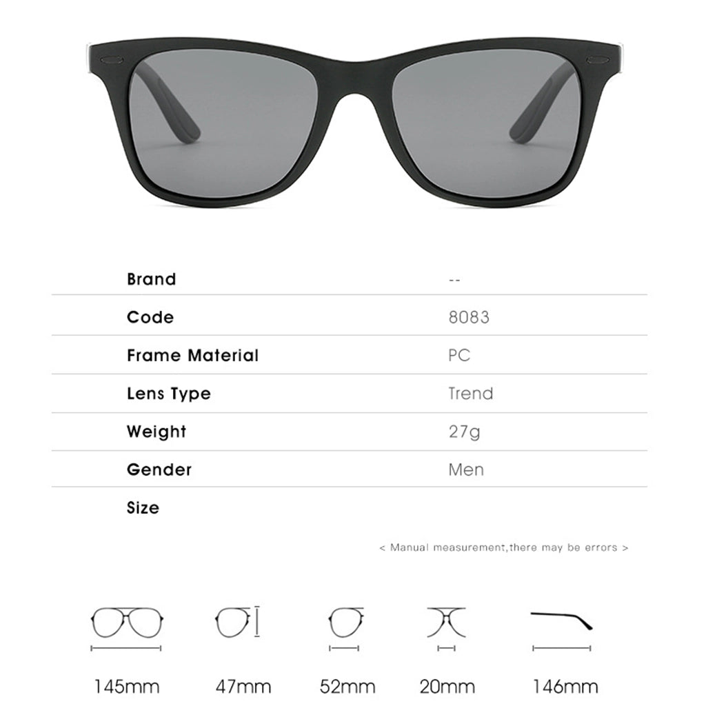 Matte Black Techwear Sunglasses