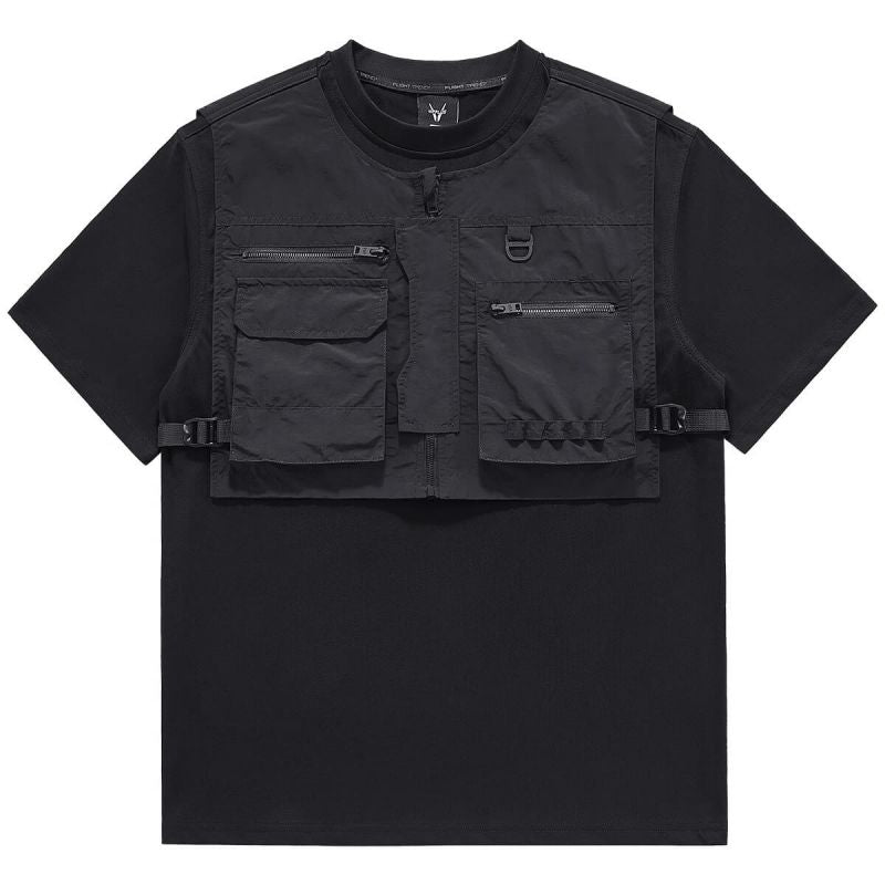 Men Cargo Techwear T-Shirt