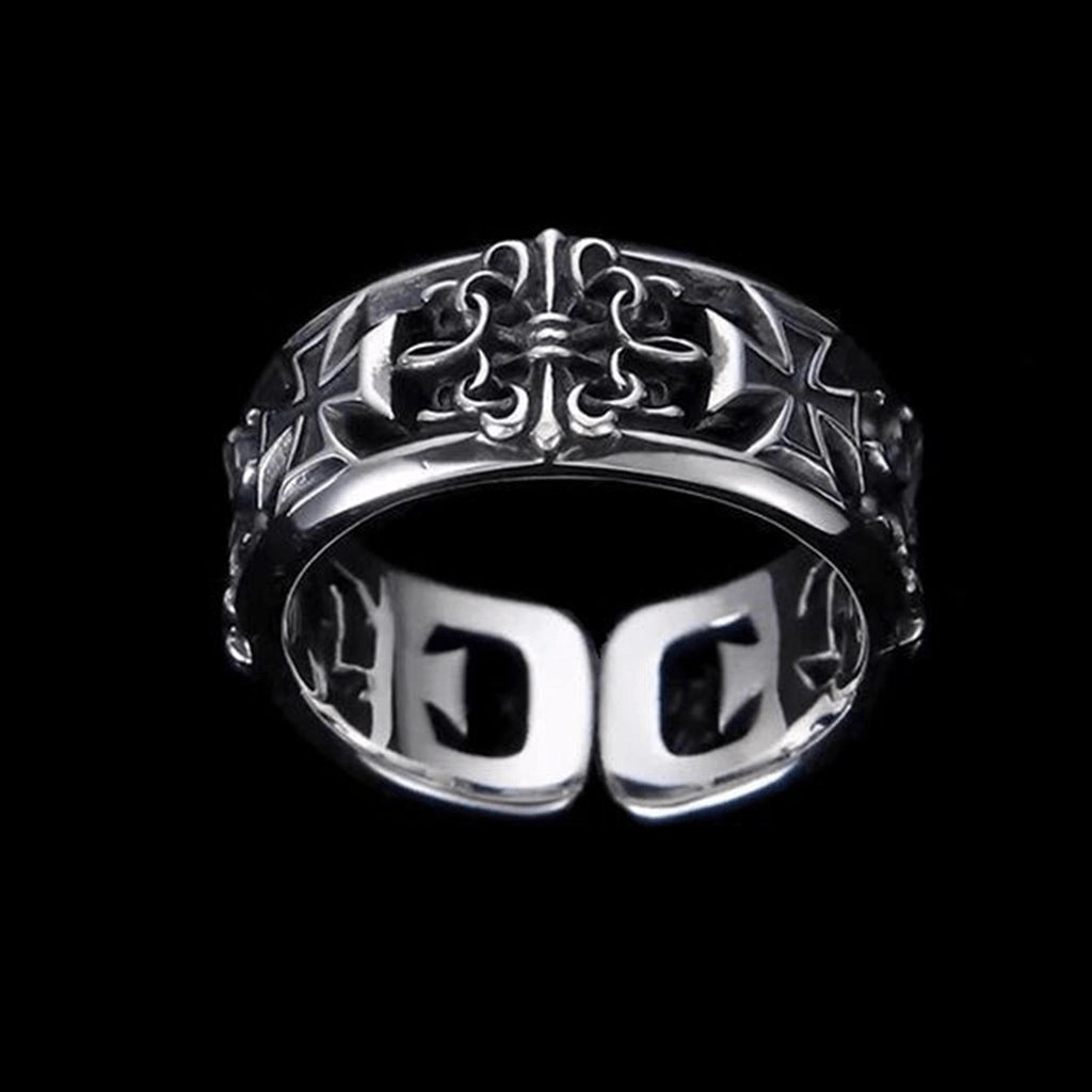 Cross Engraved Ring