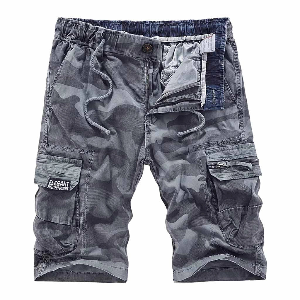 Camo Military Cargo Shorts