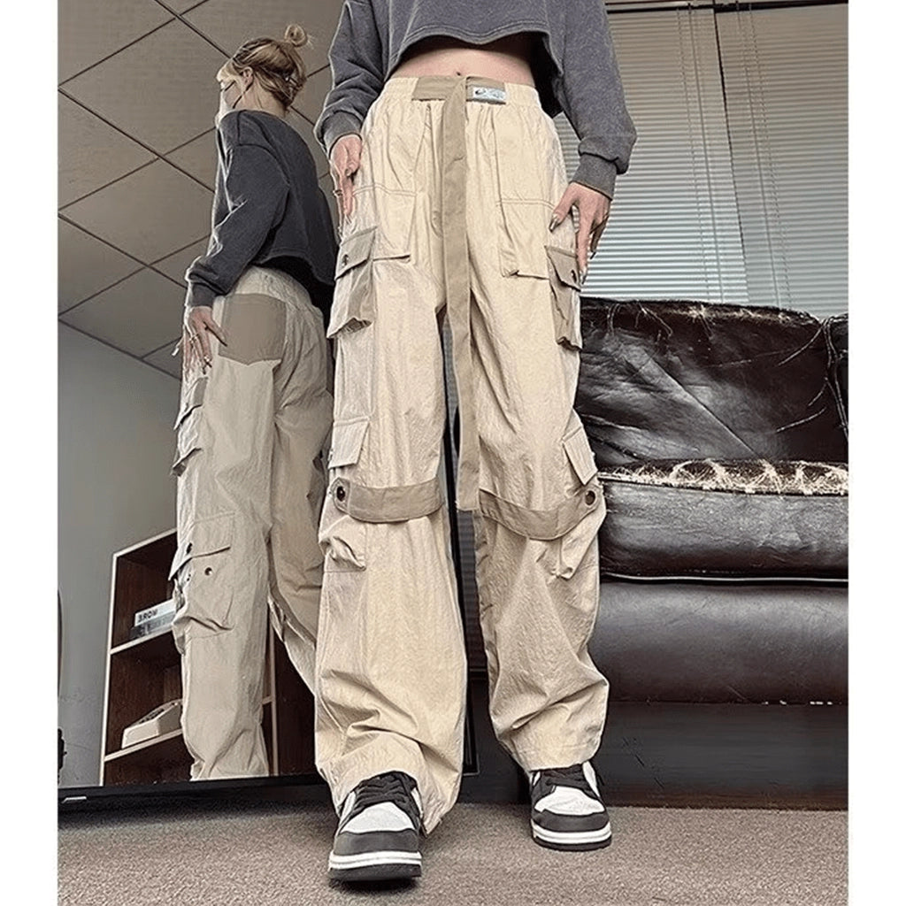 Beige Cargo Pants