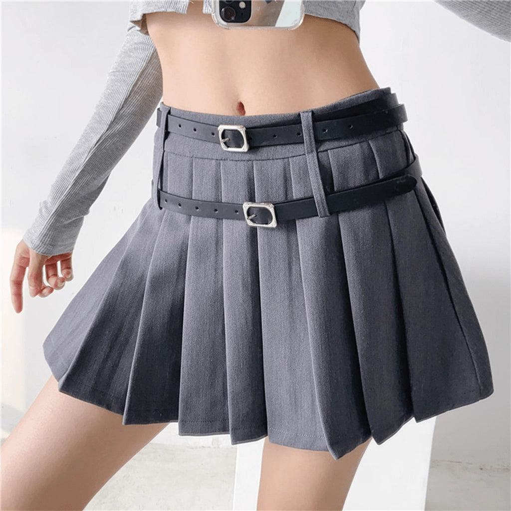 Double Buckles Skirt