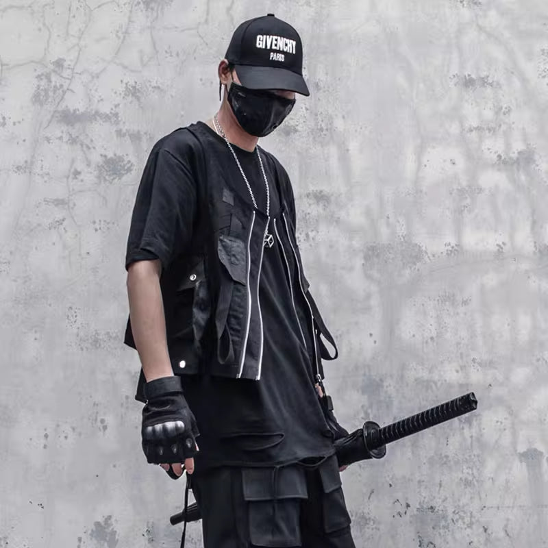 Techwear Crop Vest