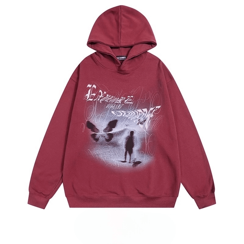 Butterfly Print Hoodie