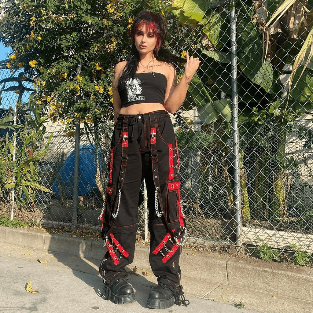 Black Punk Pants