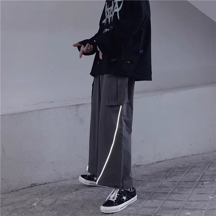 Reflective Techwear Joggers