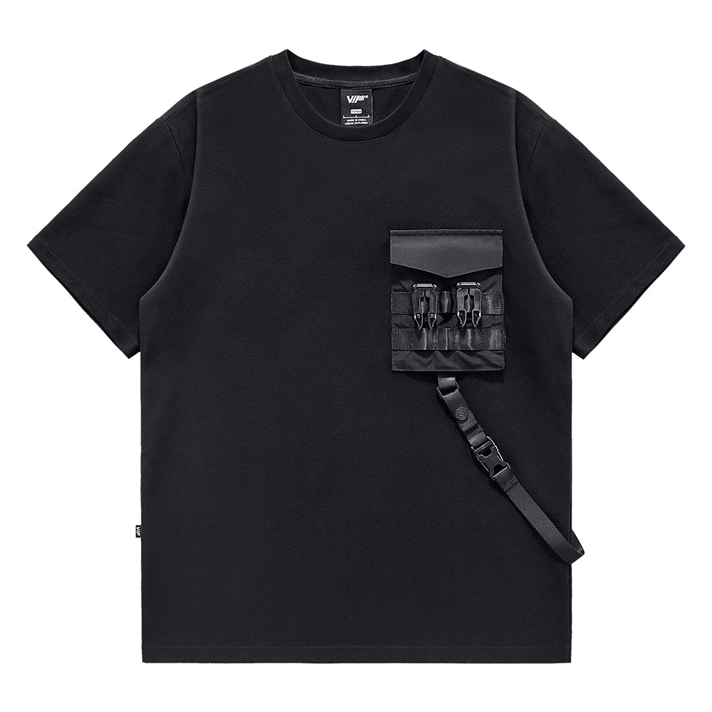 Street-Ready Black Techwear Shirt