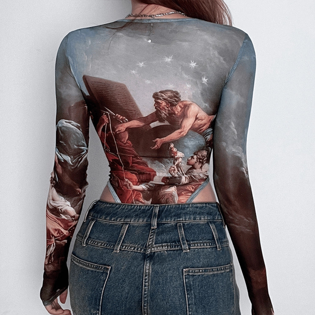 Renaissance Print Bodysuit