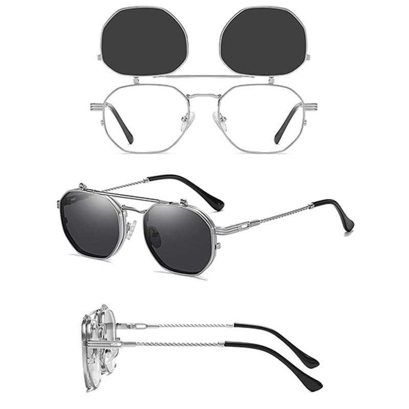 Dual-Mode Tactical Sunglasses