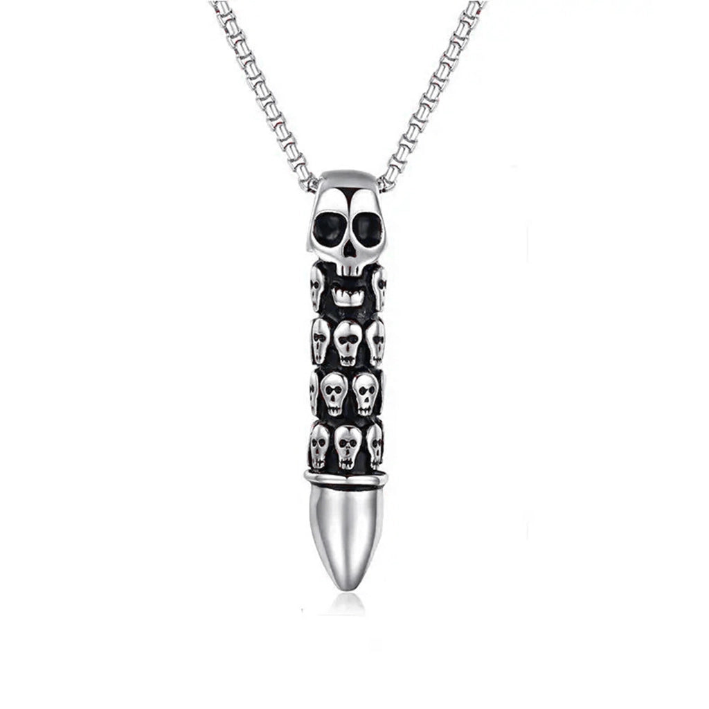 Skull Bullet Necklace
