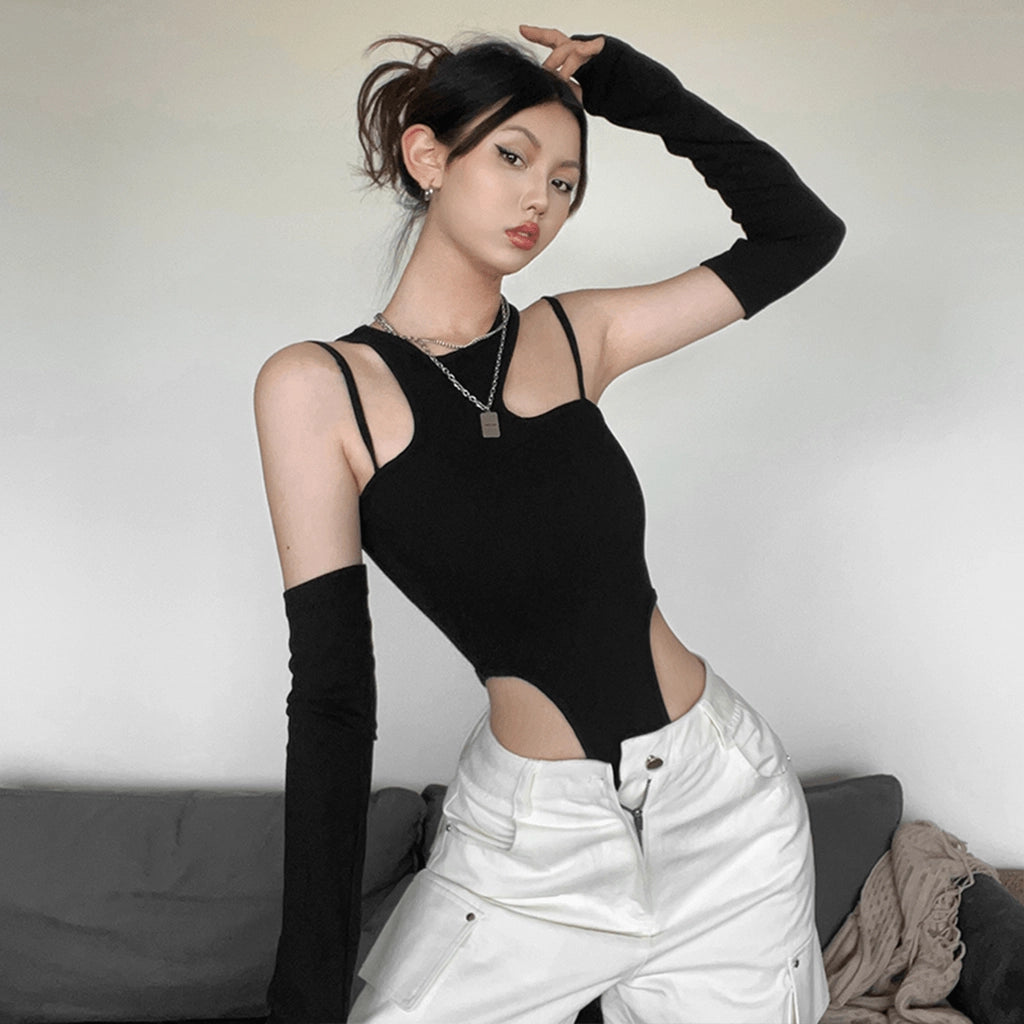 Streetwear Long Sleeve Bodysuit