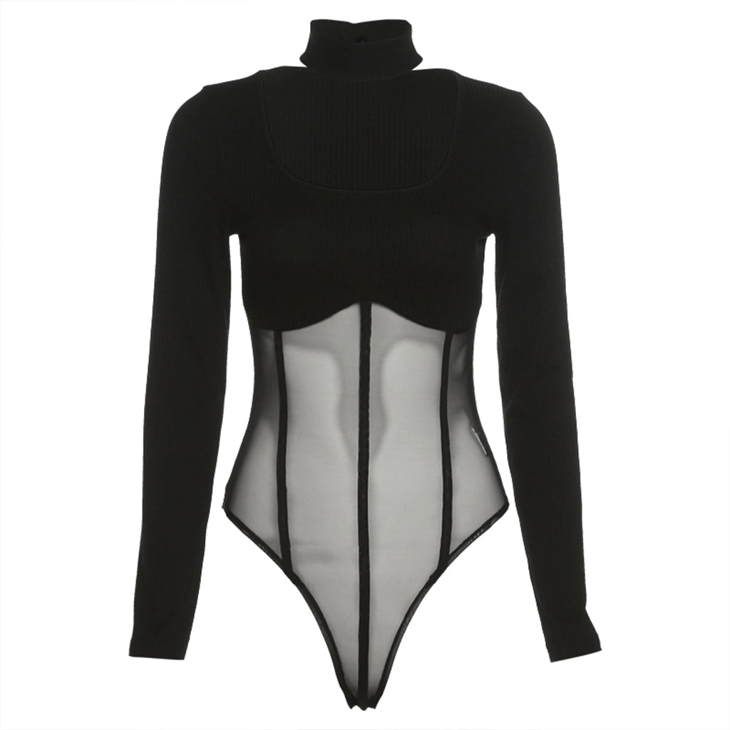 Streetwear Mesh Bodysuit