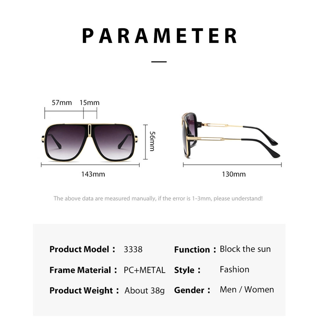 Retro Pilot Techwear Sunglasses
