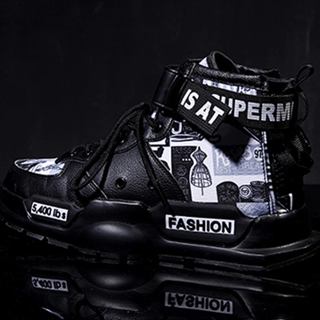 Graffiti Techwear Sneakers