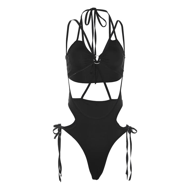 Strappy Plunge Bodysuit