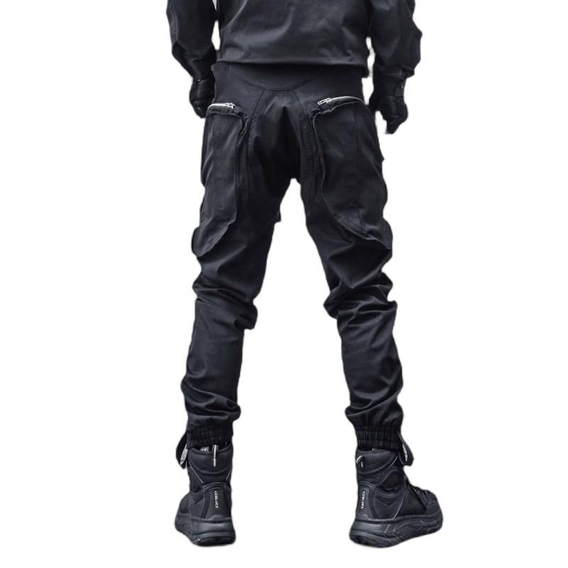 Black Techwear Cargo Pants