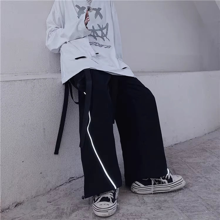 Reflective Techwear Joggers