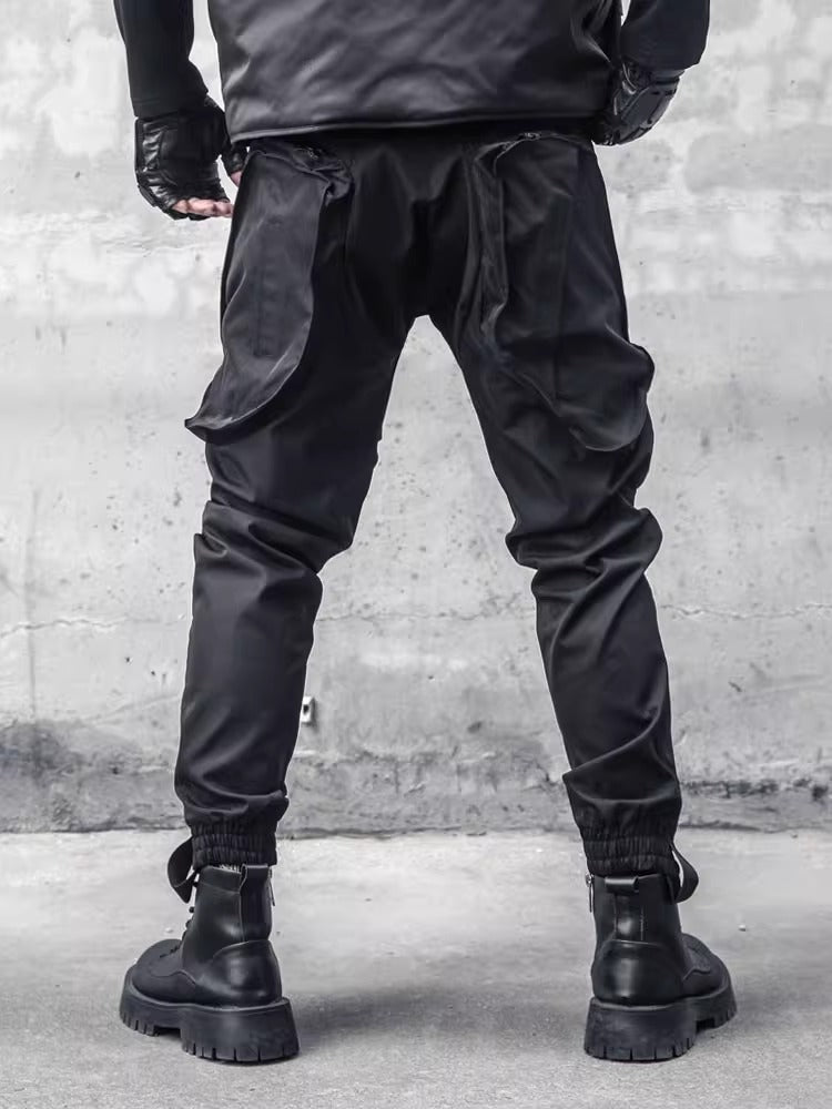 Zippered Techwear Cargo Pants