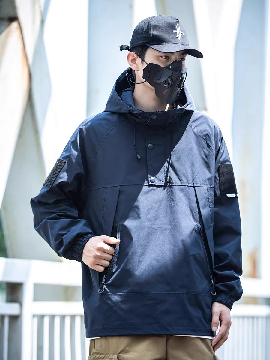 Green Techwear Anorak