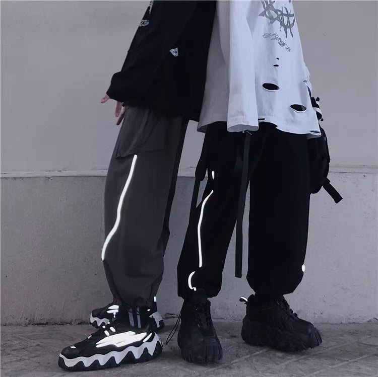 Reflective Techwear Joggers