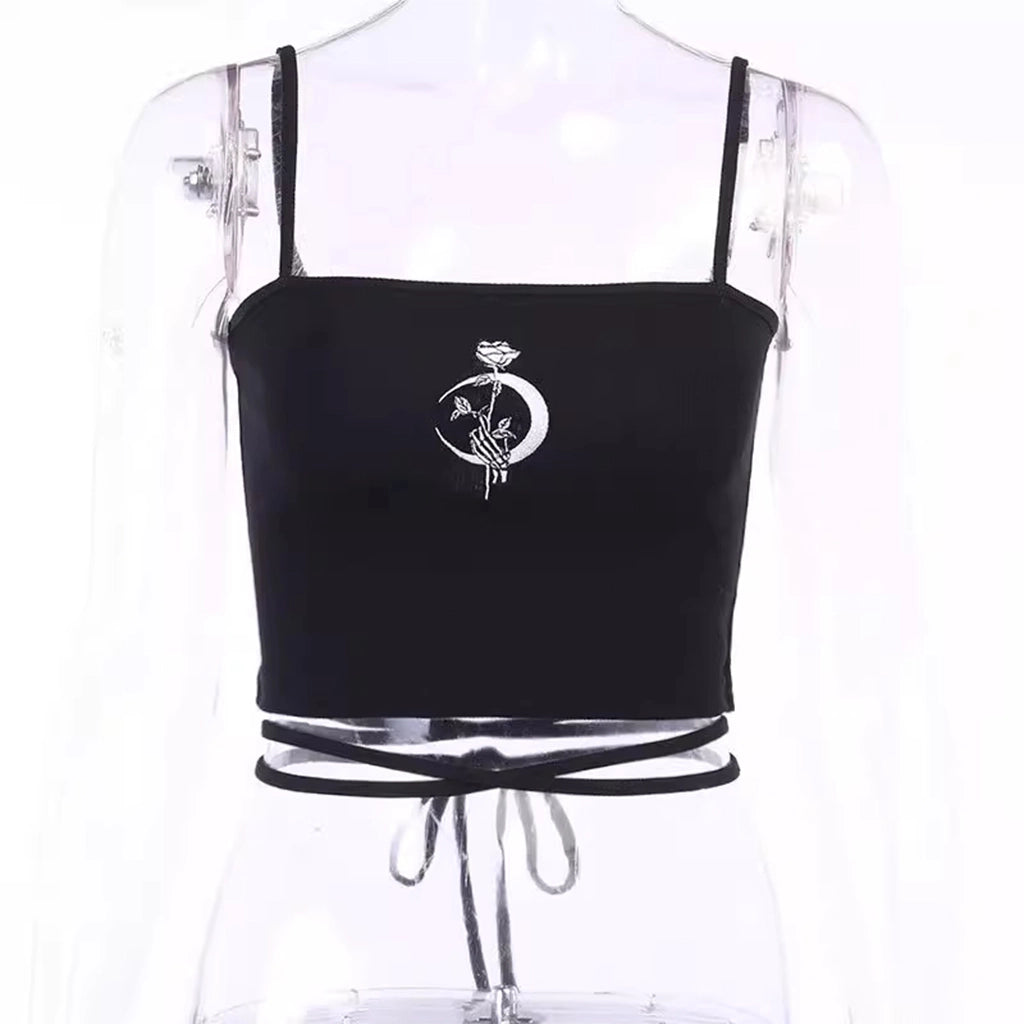 Celestial Goth Crop Top
