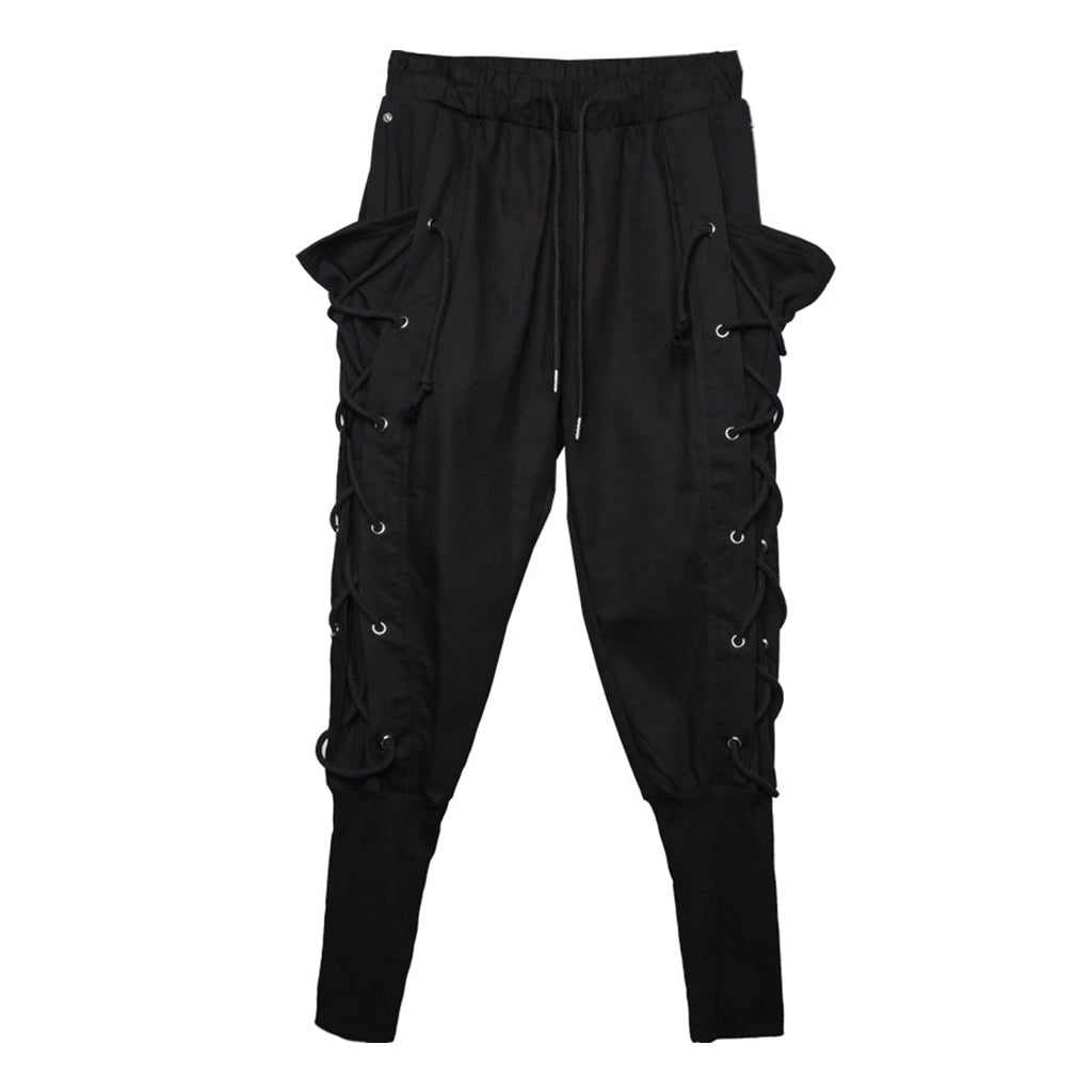 Lace-Up Techwear Pants
